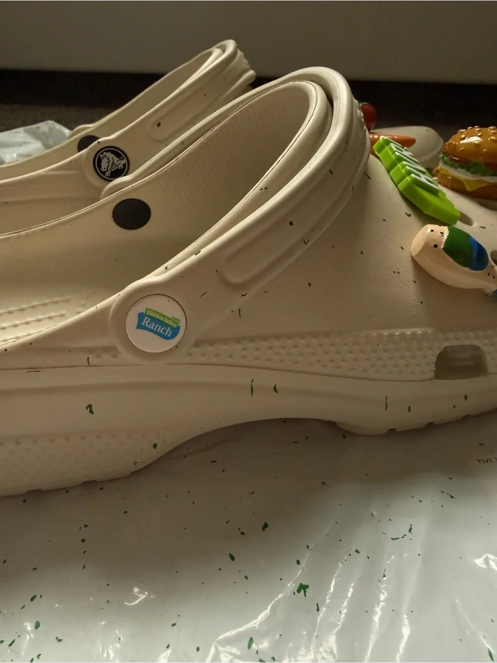 NWT LIMITED EDITION Crocs Classic Clog Hidden X Valley Ranch collaboration - Picture 4 of 6